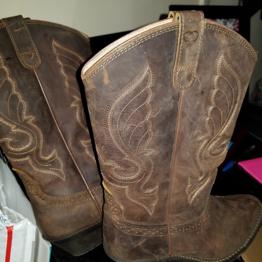 Womens Leather Cowboy boots